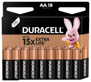 Фото: Батарейка Duracell LR06 AA MN1500 BL/18 (81545414) № 2 | KTC