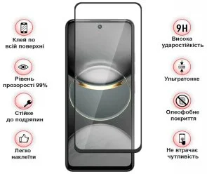 Фото: Захисне скло BeCover for Tecno Spark 30 Pro KL7 - Black (713080) № 3 | KTC