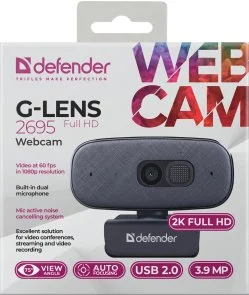Фото: Web-камера Defender G-lens 2695 Black (63195) № 12 | KTC