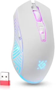 Фото: Миша Defender Pandora GM-502 Wireless White (52502) № 2 | KTC