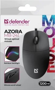 Фото: Миша Defender Azora MB-241 Black (52241) № 4 | KTC