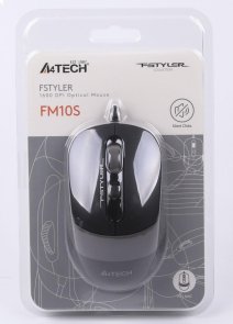 Миша A4tech FM10S Silent Black/Grey (FM10S Grey)