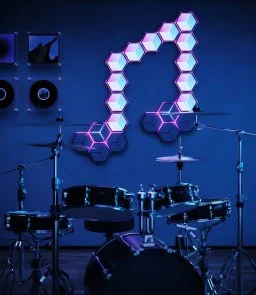 Фото: Настінний світильник Govee H606A Glide Hexagon Light RGBIC Wi-Fi/BT 7pcs White (H606AC81) № 2 | KTC