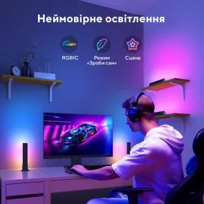 Фото: Набір адаптивного підсвічування Govee H6056 Flow Plus Light Bars RGBICWW Wi-Fi/BT (H60563D1) № 13 | KTC