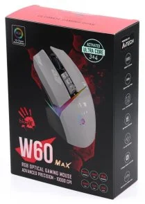 Фото: Миша Bloody W60 Max Panda White № 7 | KTC