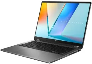 Фото: Ноутбук ASUS Vivobook 16 Flip TP3607AA-SI044X Matte Gray - 16" OLED 60 Гц / Intel Core Ultra 9 / 386H / DDR5 32 ГБ / PCI-E SSD 1 ТБ / Intel Graphics № 4 | KTC