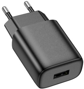 Зарядний пристрій Hoco C134A 2.4A Black (6942007621298)