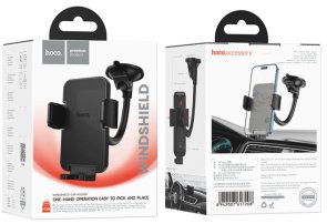 Автотримач Hoco H38 Cheetah car holder(windshield) Black