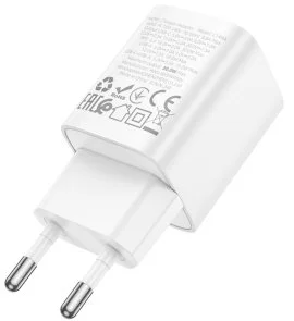 Фото: Зарядний пристрій Hoco C149A Charm QC3.0 PD 30W White (6942007630337) № 5 | KTC