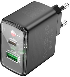 Зарядний пристрій Hoco CS42A Smart 30W Black (6942007620765)