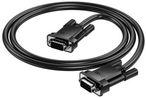 Кабель Hoco US11 VGA / VGA 1m Black (6942007628204)