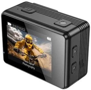 Фото: Екшн-камера Hoco DV102 4K Anti-Shake Sports Camera Black (6942007633352) № 3 | KTC
