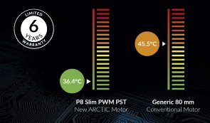 Кулер Arctic P8 Slim PWM PST (ACFAN00295A)