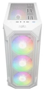 Фото: Корпус Gamdias Aura GC1 Elite WH ARGB White with window (4711514500608) № 4 | KTC