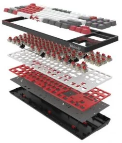 Фото: Клавіатура Bloody WS87 BLMS Red Plus Switch RGB USB/BT/WL Naraka (WS87 (Naraka)) № 20 | KTC