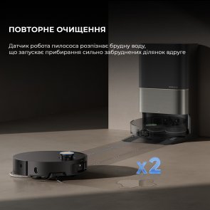 Робот-пилосос Dreame Bot X50 Ultra Complete Black (RLX85CE-4-BL)