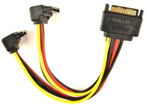  Кабель Cablexpert SATA / 2xSATA 0.15m (CC-SATAM2F-02)