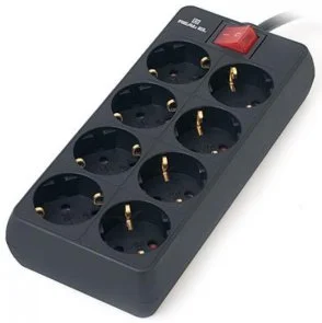 Фото: Мережевий фільтр Real-EL RS-8 Protect 8/3m Black (EL122300022) № 2 | KTC