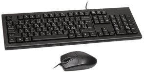 Комплект клавіатура+миша A4tech KR-8520D Black