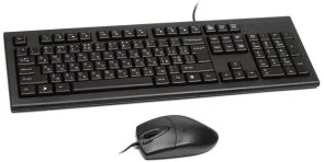Фото: Комплект клавіатура+миша A4tech KR-8520D Black № 2 | KTC