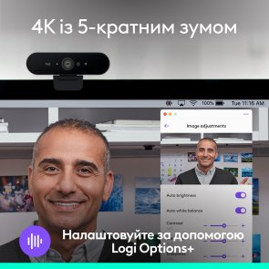 Web-камера, Logitech Brio 4K Ultra HD for Business, Graphite
