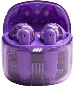 Навушники JBL Tune Flex Ghost Edition Purple (JBLTFLEXGPUR)