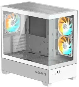 Фото: Корпус Gigabyte C201 Panoramic White with window (GB-C201P ICE) № 2 | KTC