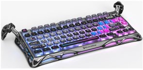Клавіатура Gravastar Mercury K1 Pro 80key GravaStar x Kailh Speedy Mint Linear Switch WL/BT/USB Cyberpunk (GSK1PRO_CBLK)