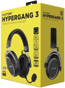 Гарнітура Hator Hypergang 3 Wireless Black (ESH55)