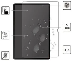 Фото: Захисне скло BeCover for Samsung Tab S10 FE Plus X620/X626 - Transparent (713329) № 3 | KTC