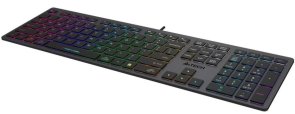 Клавіатура A4tech FX60H Fstyler Neon backlit Grey (FX60H USB (Grey) Neon backlit)