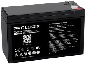 Батарея для ДБЖ ProLogix 12V 8Ah AGM (PL12-8)