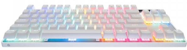 Клавіатура SteelSeries Apex Pro TKL Gen 3 OmniPoint 3.0 ENG/UKR USB White (64898)