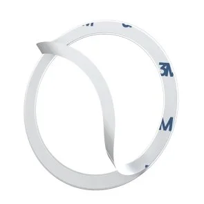 Фото: Пластина для магнітного тримача Baseus Halo Series Magnetic Metal Ring 2pcs Silver (PCCH000012) № 4 | KTC