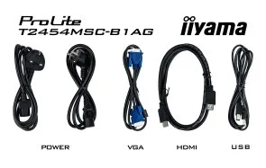 Фото: Монітор iiyama ProLite T2454MSC-B2AG Black - 23.8" IPS / 1920×1080 / 60 Гц / HAS № 20 | KTC