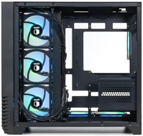 Корпус QUBE MIRAGE 7ARGB Black with window (MIRAGE_GBNU3)
