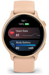 Смарт годинник Garmin vivoactive 6 Metallic Pink Dawn with Pink Dawn Band (010-02985-03)