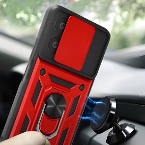 Чохол BeCover for Poco M6 Pro 4G - Military Red (710940)
