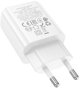Зарядний пристрій Hoco N60 Gentle 20W White (6942007644181)