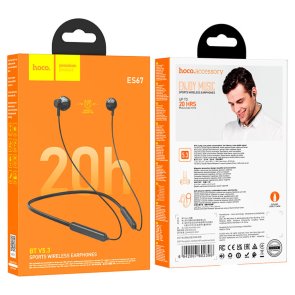 Гарнітура Hoco ES67 Perception Black (6942007602396)