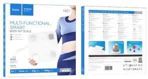 Смарт ваги Hoco HI21 Smart body fat scale White (6942007624121)
