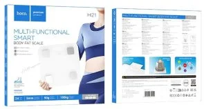 Фото: Смарт ваги Hoco HI21 Smart body fat scale White (6942007624121) № 6 | KTC