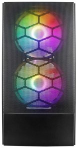 Корпус 1stPlayer X4-M-BK-2F1P-1F1 Black with window