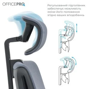 Фото: Крісло OfficePro Harmony OC310-B-G-G Black/Gray № 10 | KTC