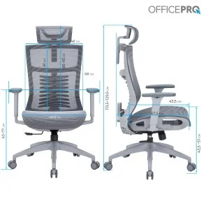 Фото: Крісло OfficePro Balance OC620 Gray/Dark Gray (OC620-G-DG-DG) № 14 | KTC