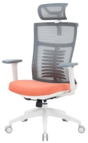 Крісло OfficePro Balance OC550-W-DG-OR White/Dark Gray/Orange