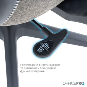 Крісло OfficePro Wave OC599 Black/Dark Gray (OC599-B-DG-DG)