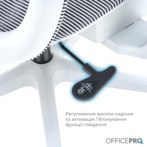 Крісло OfficePro Wave OC670 Gray (OC670-G-G-G)