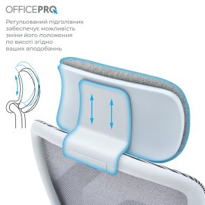 Крісло OfficePro Wave OC670 Gray (OC670-G-G-G)