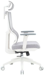 Крісло OfficePro Elegant OC600 White/Light Gray (OC600-W-LG-LG)